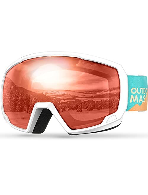 OutdoorMaster Kids Ski Goggles, Snowboard Goggles - Youth Snow Goggles