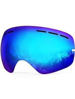 XMINI Kids Ski Goggles - Snowboard Snow Goggles for Boys Girls Youth