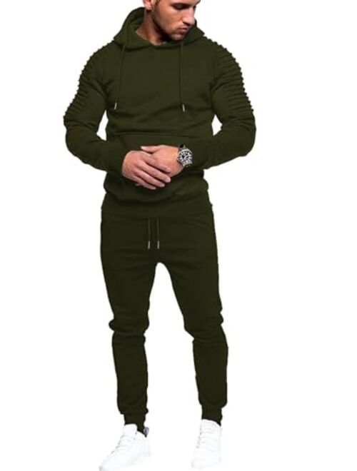 COOFANDY Men's Tracksuit 2 Piece Hoodie Sweatsuit Sets Casual Jogging Athletic Suits