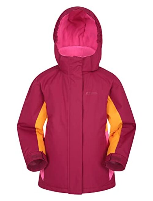 Mountain Warehouse Honey Kids Ski Jacket - Winter Snow Coat- Skiing