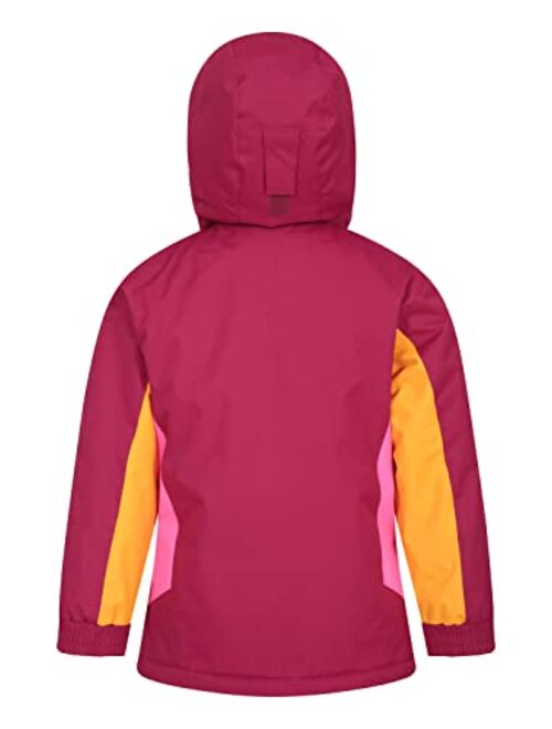 Mountain Warehouse Honey Kids Ski Jacket - Winter Snow Coat- Skiing