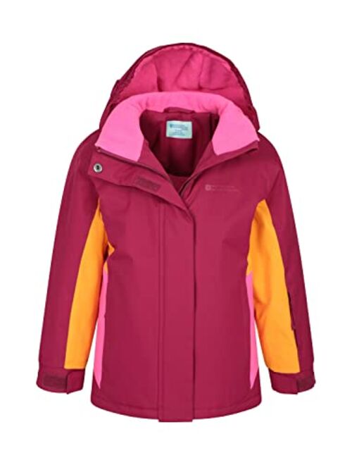 Mountain Warehouse Honey Kids Ski Jacket - Winter Snow Coat- Skiing