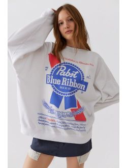 Pabst Blue Ribbon Beer Logo Pullover Sweatshirt