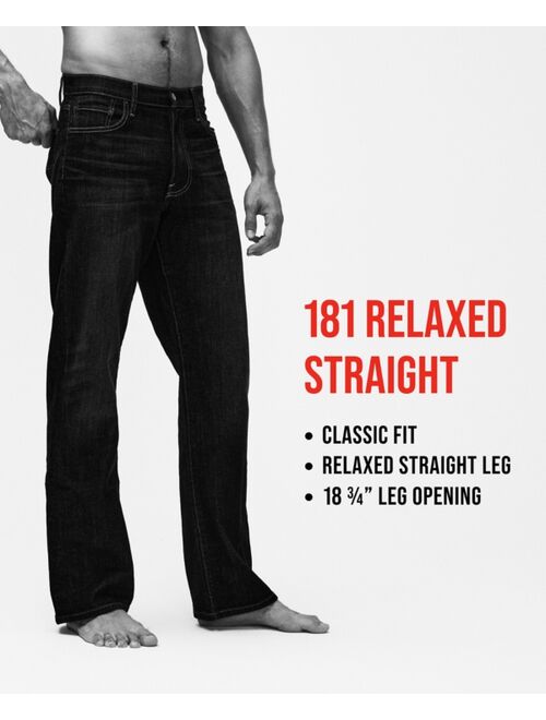 Lucky Brand Men's 181 Relaxed Straight Fit Stretch Jeans