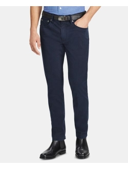 Men's Slim Straight Stretch Sateen Five-Pocket Pants