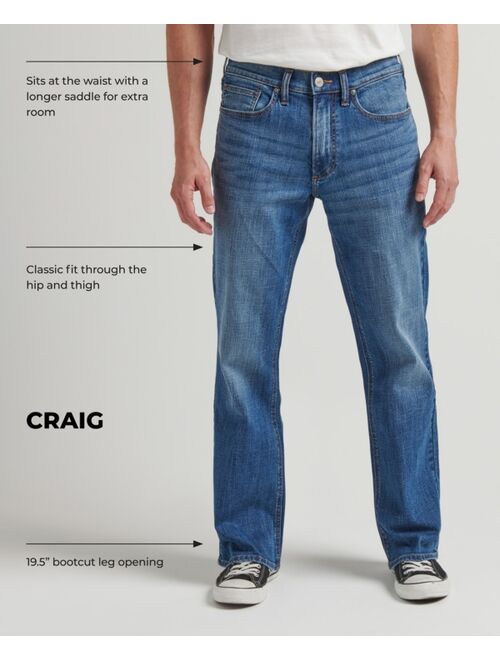 Silver Jeans Co. Men's Craig Easy Fit Bootcut Stretch Jeans