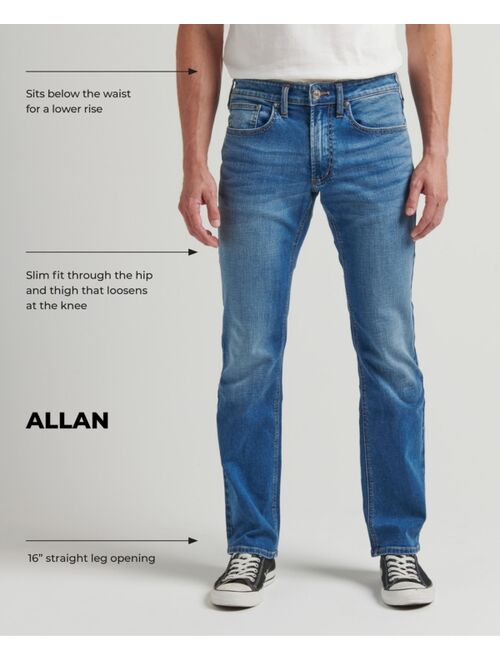 Silver Jeans Co. Men's Allan Classic Fit Slim Stretch Jeans