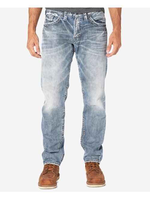 Silver Jeans Co. Men's Eddie Relaxed Fit Tapered Jeans