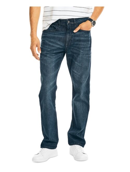 Nautica Men's Vintage Straight-Fit Stretch Denim 5-Pocket Jeans