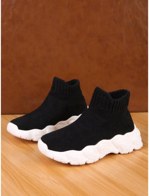 Shein Do-mi-ku Shoes Boys Minimalist Slip On Sock Sneakers