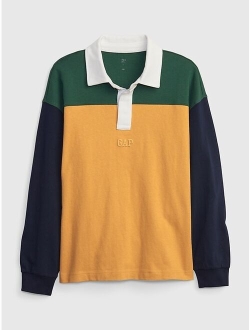 Kids Gap Logo Rugby Polo Shirt