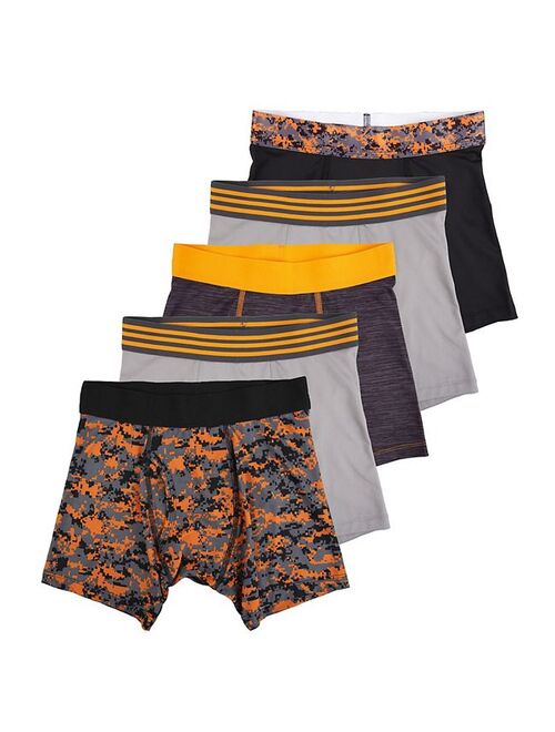 Boys Tek Gear 5-Pack Athletic Boxer Briefs