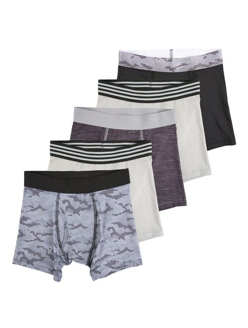 Boys Tek Gear 5-Pack Athletic Boxer Briefs