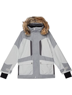 Obermeyer Boys Commuter Jacket with Faux Fur for Little Kids and Big Kids - Long Sleeves, Zipper Chest Pocket, Adorable