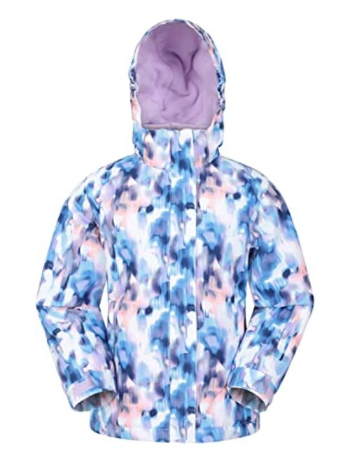 Mountain Warehouse Snowdrop Printed Kids Winter Ski Jacket-Waterproof