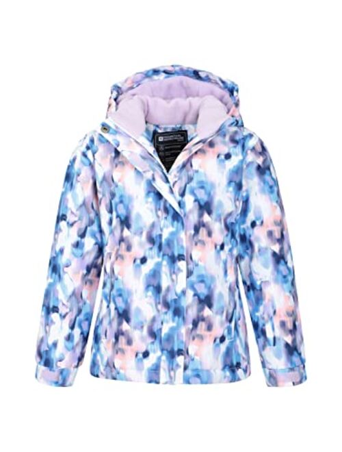 Mountain Warehouse Snowdrop Printed Kids Winter Ski Jacket-Waterproof