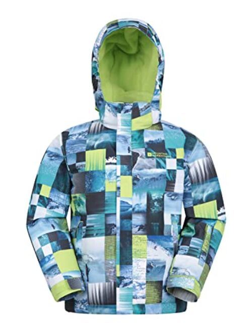 Mountain Warehouse Kids Waterproof Winter Ski Jacket - Fleece Lined