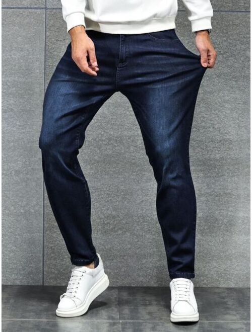 Shein Men Slant Pocket Jeans