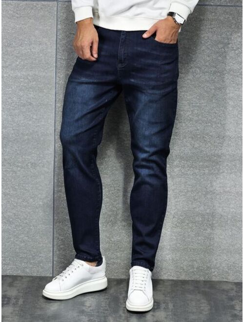 Shein Men Slant Pocket Jeans