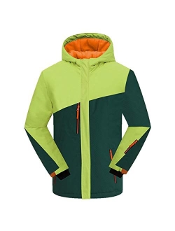 PHIBEE Big Boys' Waterproof Breathable Outdoor Warm Snowboard Ski Jacket