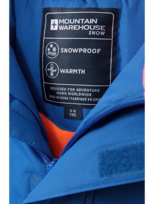 Mountain Warehouse Raptor Boys Snow Jacket - Winter Ski Coat for Kids, Girls