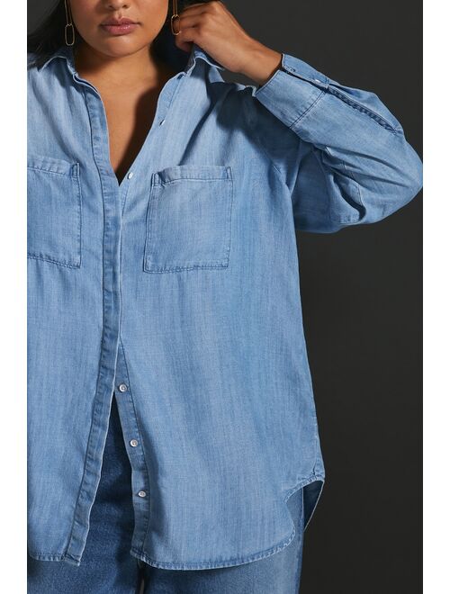 Anthropologie Cloth & Stone Chambray Buttondown