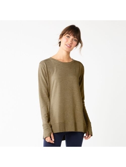 Super Soft Solid Tunic Sweatshirt