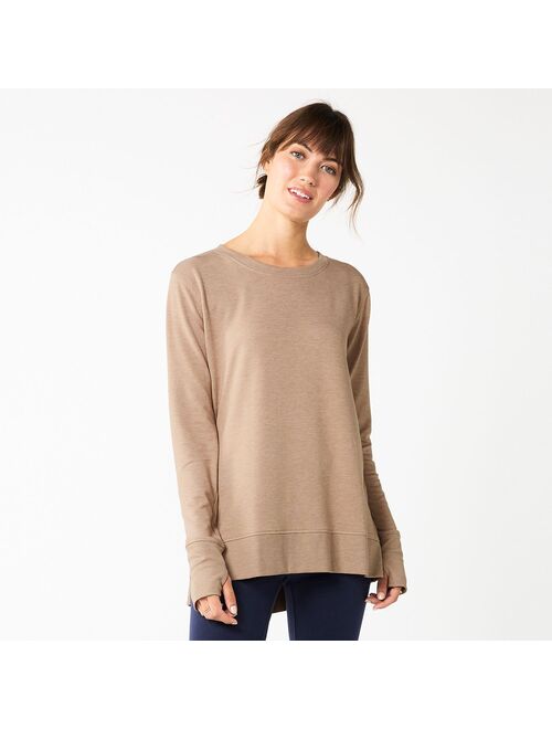 Women's Sonoma Goods For Life Super Soft Solid Tunic Sweatshirt