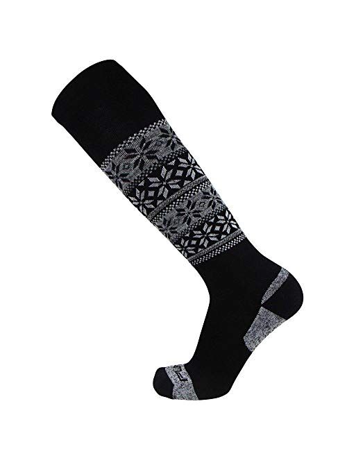 Pure Athlete Alpaca Ski Socks Men Warm Wool Sock, Women Skiing, Snowboarding