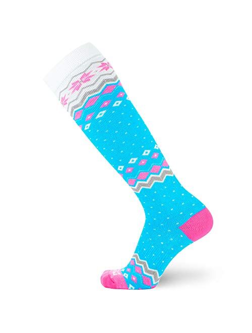 Pure Athlete Ski Socks Women Wool Warm Skiing Sock Men, Warmest Snowboard Cold Weather Pack