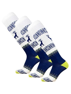 Pure Athlete Warm Wool Ski Socks Winter Women Skiing Merino Snowboard Pack Men