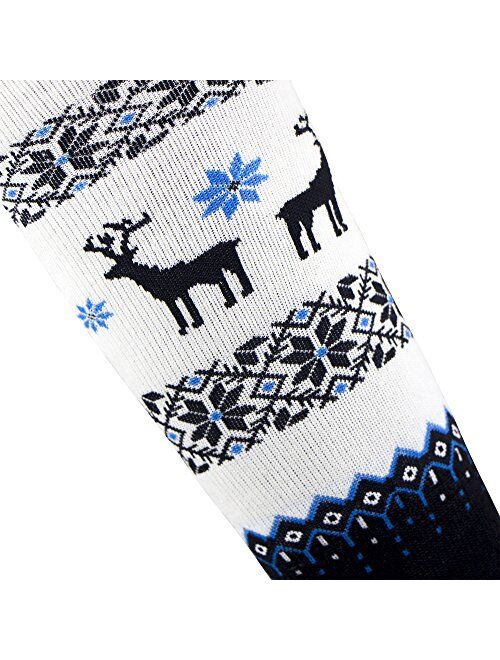 Pure Athlete Warm Wool Ski Socks Winter Women Skiing Merino Snowboard Pack Men