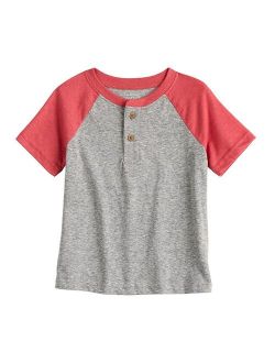 Toddler Boy Jumping Beans Raglan Henley Top