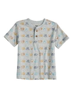 Toddler Boy Jumping Beans The Mandalorian Grogu Henley Top