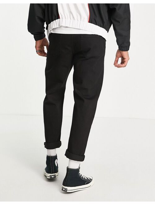 Topman relaxed jeans in black