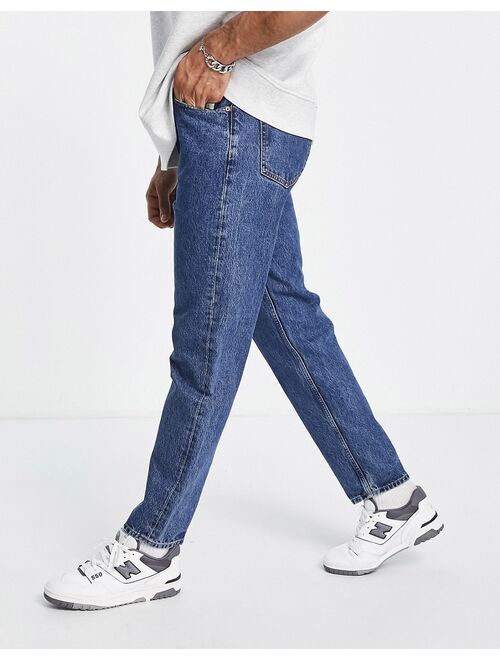 Dr Denim Rush tapered jeans in mid wash