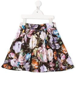 Barbera floral-print skater-skirt