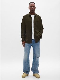 100% Organic Cotton '90s Loose Jeans with Washwell