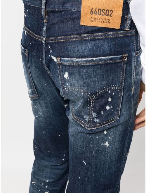 Dsquared2 distressed-effect straight-leg jeans