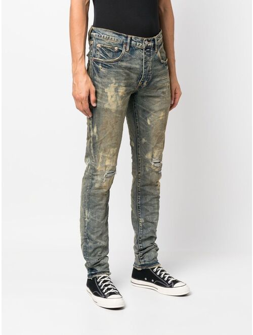 Purple Brand distressed-effect jeans