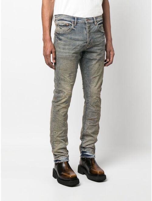 Purple Brand distressed slim-fit jeans