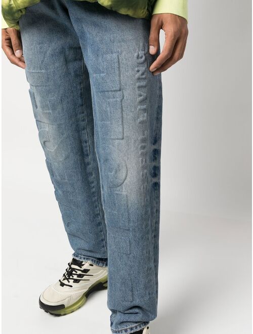 Diesel 2010 007i3 straight-leg jeans