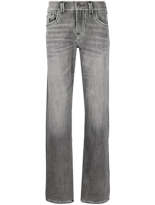 True Religion mid-rise straight-leg jeans