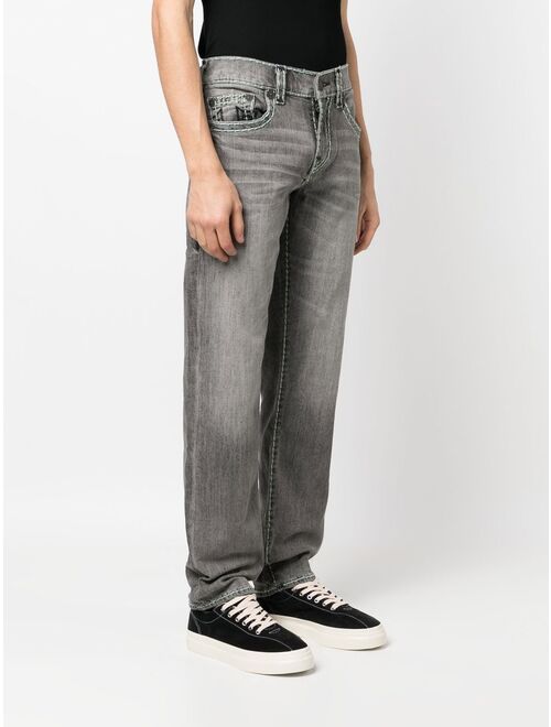 True Religion mid-rise straight-leg jeans