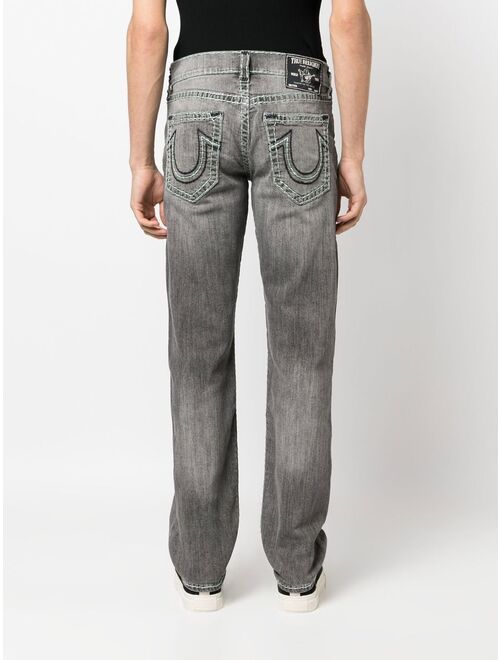 True Religion mid-rise straight-leg jeans