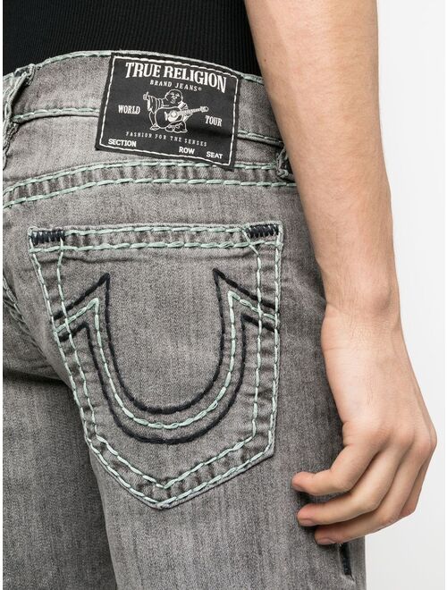 True Religion mid-rise straight-leg jeans