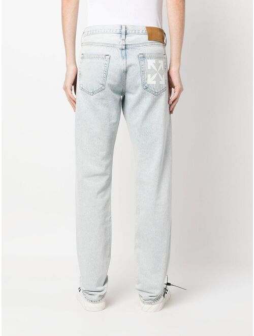 Off-White arrows straight-leg jeans