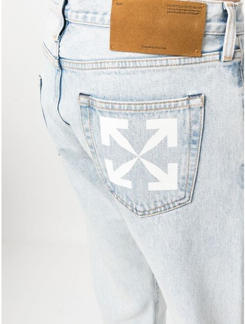 Off-White arrows straight-leg jeans