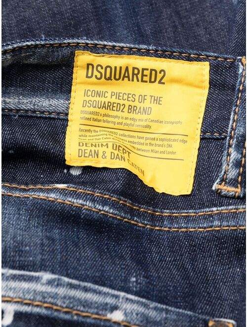 Dsquared2 distressed ripped skinny jeans