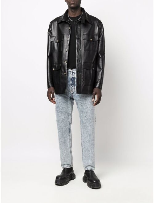 Saint Laurent acid-wash jeans